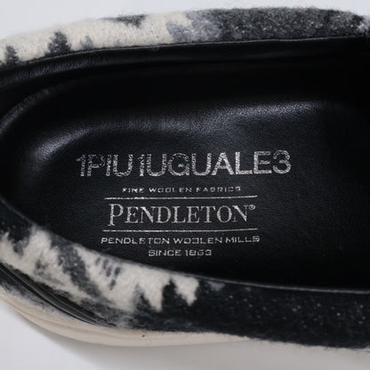 1piu1uguale3 ウノピゥウノウグァーレトレ x PENDLETON ペンドルトン 【新品同様】TN16S-053 ネイティブ柄 スリッポン シューズ 270