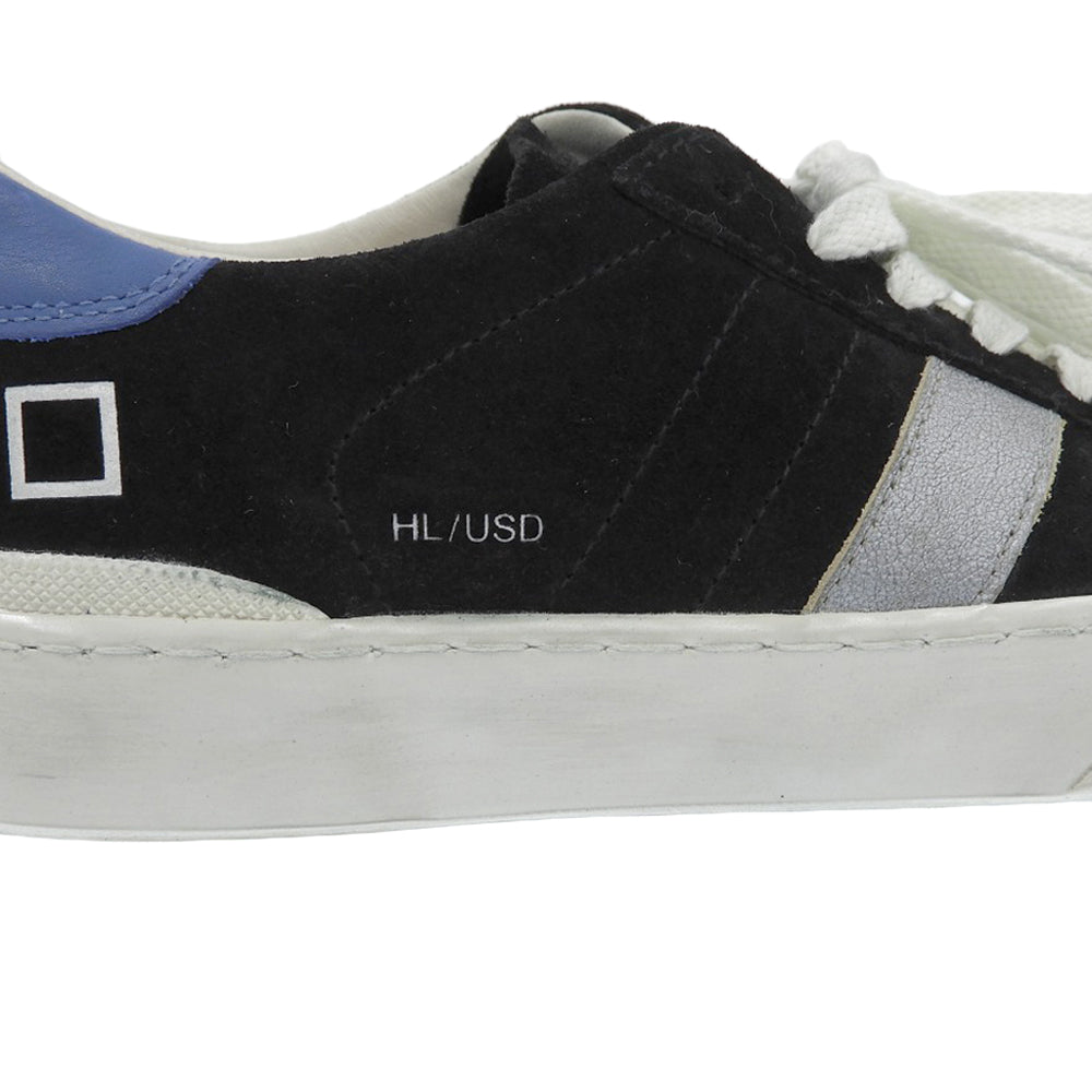 D.A.T.E. デイト HILL LOW USED BLACK スエード ローカット スニーカー シューズ レディー ス ブラック 23.5cm シューズ 4(UK)