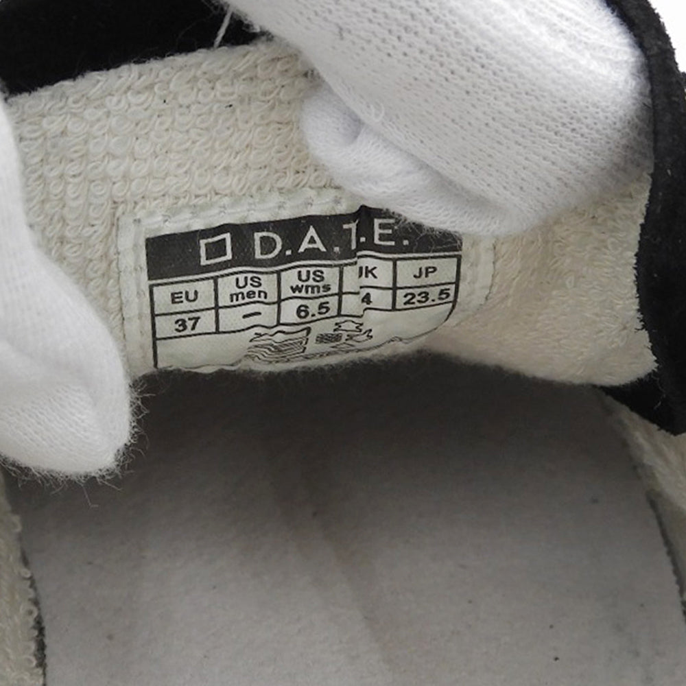 D.A.T.E. デイト HILL LOW USED BLACK スエード ローカット スニーカー シューズ レディー ス ブラック 23.5cm シューズ 4(UK)