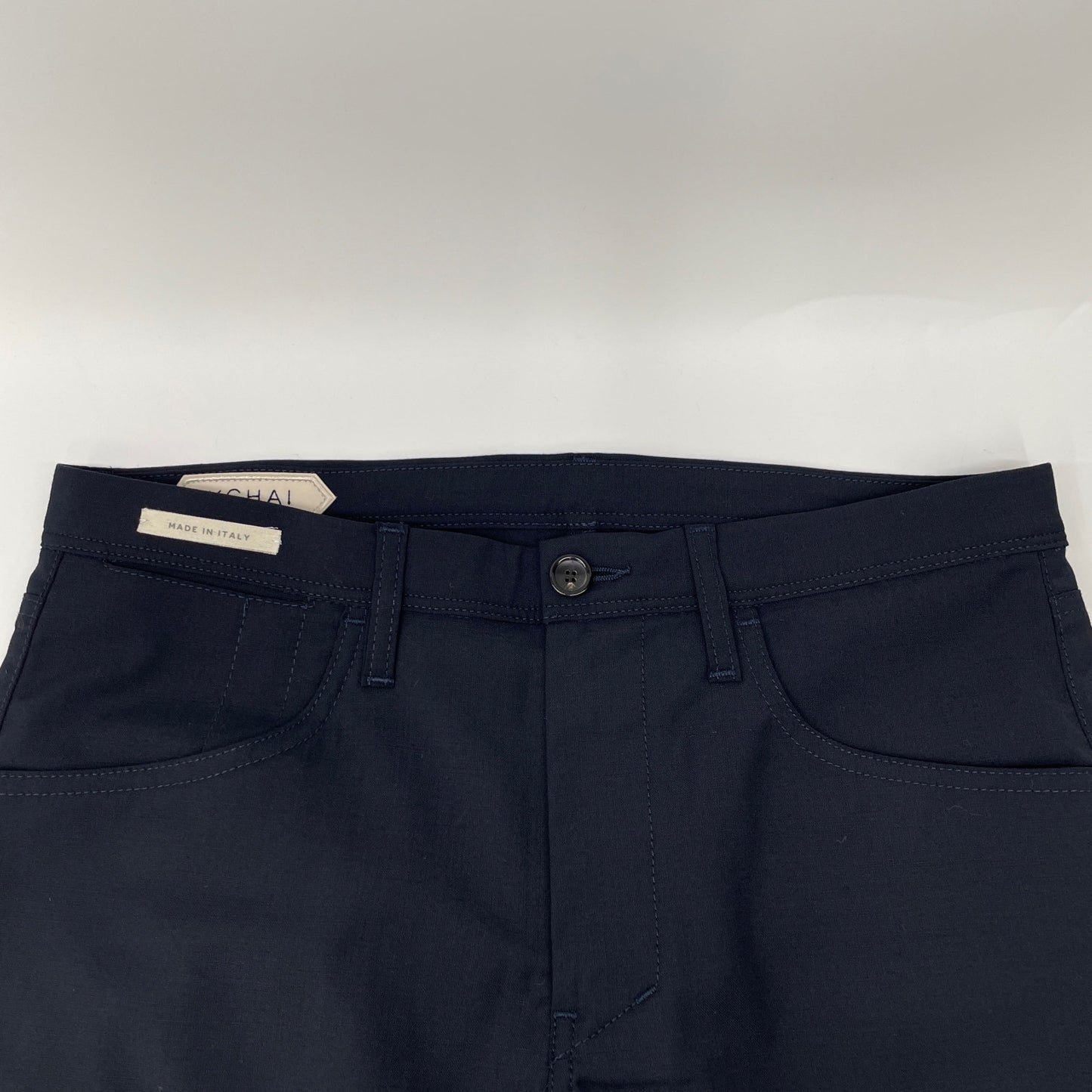 YCHAI イカイ ﾈｲﾋﾞｰ ｳｫｯｼｬﾌﾞﾙﾎﾟﾘｳｰﾙｽﾄﾚｯﾁﾄﾛﾋﾟｶﾙ5ﾎﾟｹｯﾄﾊﾟﾝﾂ ボトムス 32