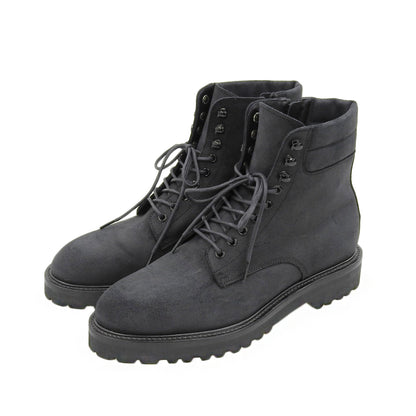 WH ダブルエイチ 美品 ワックスコマンダー コンバットブーツ シューズ メンズ ブラック 8 菅原靴店別注仕様 シューズ 8