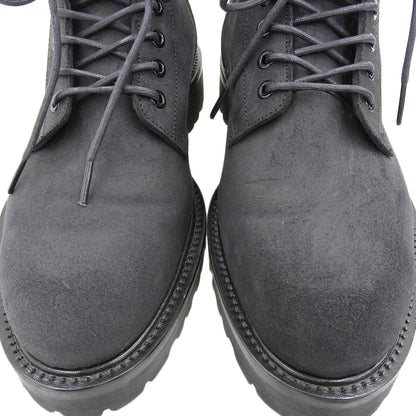 WH ダブルエイチ 美品 ワックスコマンダー コンバットブーツ シューズ メンズ ブラック 8 菅原靴店別注仕様 シューズ 8