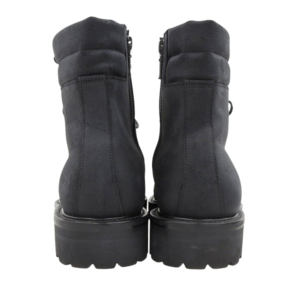 WH ダブルエイチ 美品 ワックスコマンダー コンバットブーツ シューズ メンズ ブラック 8 菅原靴店別注仕様 シューズ 8