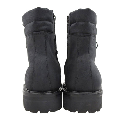 WH ダブルエイチ 美品 ワックスコマンダー コンバットブーツ シューズ メンズ ブラック 8 菅原靴店別注仕様 シューズ 8