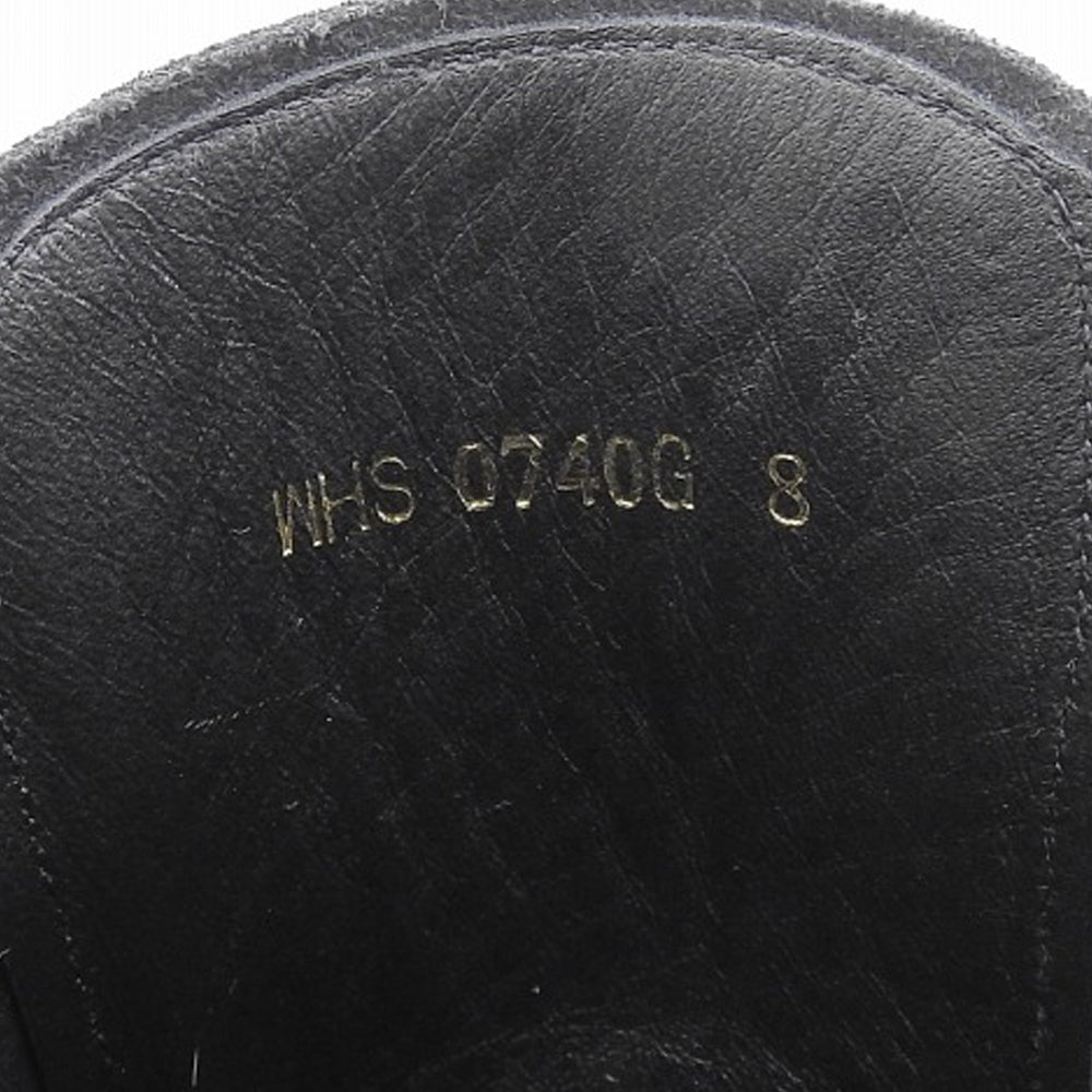 WH ダブルエイチ 美品 ワックスコマンダー コンバットブーツ シューズ メンズ ブラック 8 菅原靴店別注仕様 シューズ 8