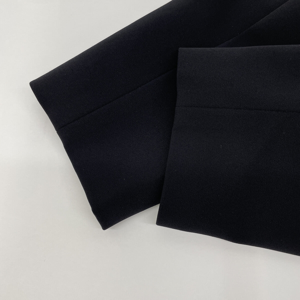 YOKOCHAN ヨーコチャン YCC-122-173 22AW ﾌﾞﾗｯｸ ﾍﾞﾙﾃｯﾄﾞﾌﾘﾙﾌﾛﾝﾄﾗｯﾌﾙｺｰﾄ コート 36