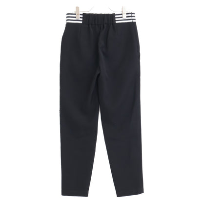 BORDERS at BALCONY ボーダーズアットバルコニー BD2111-3G-03 ﾌﾞﾗｯｸ ｳｴｽﾄｸﾛｽﾎﾞｰﾀﾞｰﾃｰﾊﾟｰﾄﾞﾊﾟﾝﾂ ボトムス 36