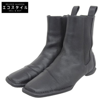 SHISEI シーセイ 美品 SQUARE SIDE サイドゴアブーツ シューズ レディース ブラック 37 24014S シューズ 37