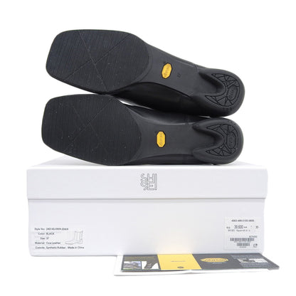 SHISEI シーセイ 美品 SQUARE SIDE サイドゴアブーツ シューズ レディース ブラック 37 24014S シューズ 37