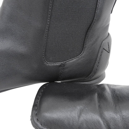 SHISEI シーセイ 美品 SQUARE SIDE サイドゴアブーツ シューズ レディース ブラック 37 24014S シューズ 37