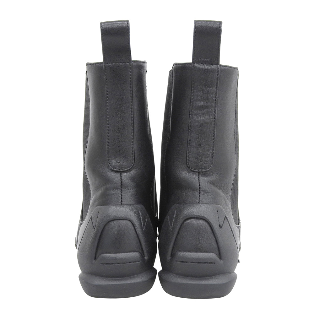 SHISEI シーセイ 美品 SQUARE SIDE サイドゴアブーツ シューズ レディース ブラック 37 24014S シューズ 37