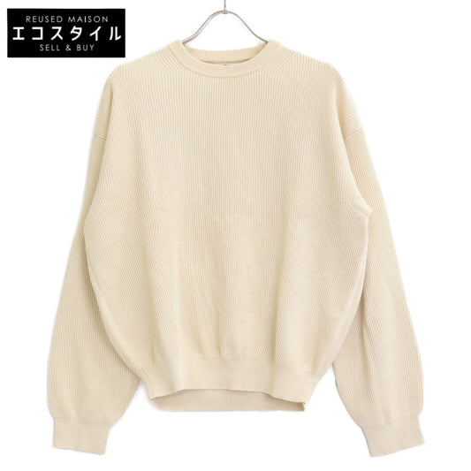 AURALEE オーラリー 25SS A25P01SY　ﾍﾞｰｼﾞｭ FLAT YARN RIB KNIT /ﾌﾗｯﾄﾔｰﾝﾘﾌﾞﾆｯﾄ トップス 3