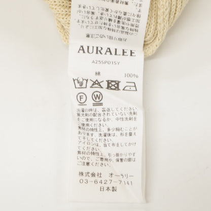 AURALEE オーラリー 25SS A25P01SY　ﾍﾞｰｼﾞｭ FLAT YARN RIB KNIT /ﾌﾗｯﾄﾔｰﾝﾘﾌﾞﾆｯﾄ トップス 3