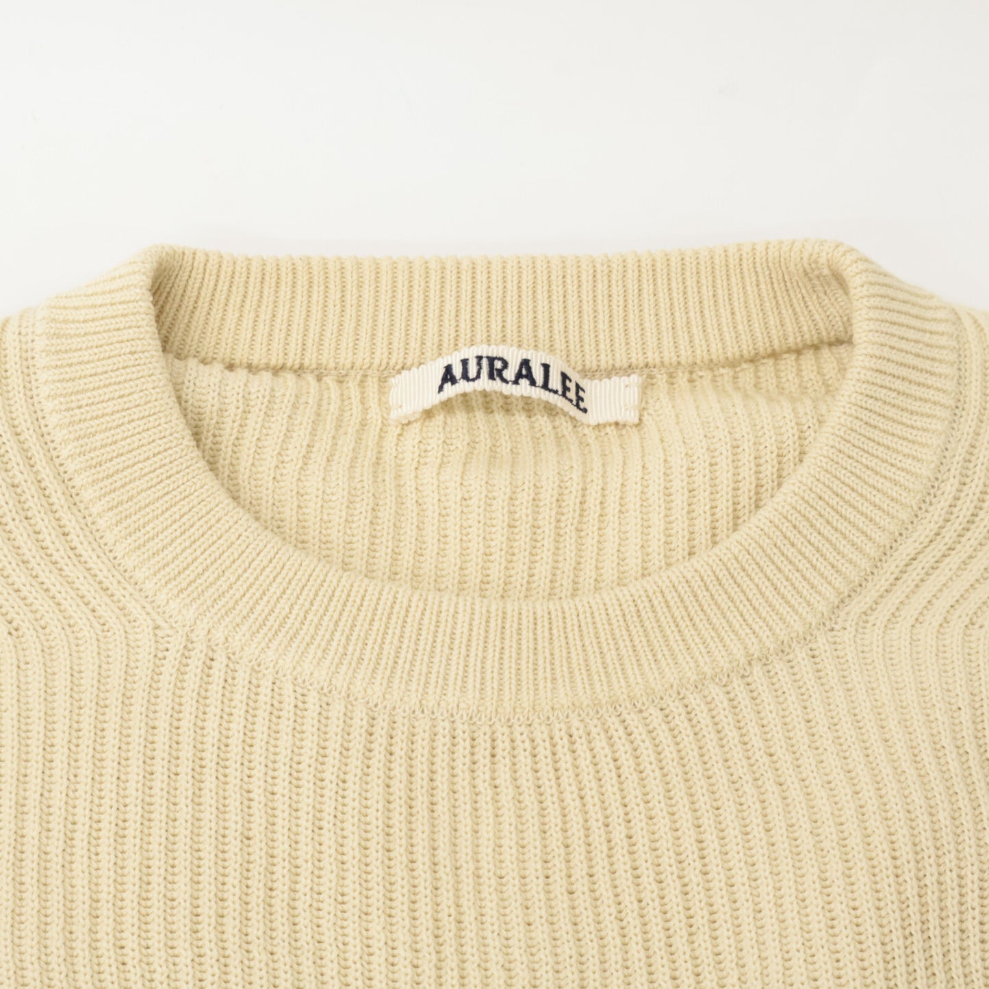 AURALEE オーラリー 25SS A25P01SY　ﾍﾞｰｼﾞｭ FLAT YARN RIB KNIT /ﾌﾗｯﾄﾔｰﾝﾘﾌﾞﾆｯﾄ トップス 3
