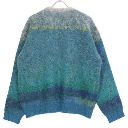YOKE ヨーク 25SS ﾌﾞﾙｰ TREE JAQUARD MOHAIR SWEATER トップス 2