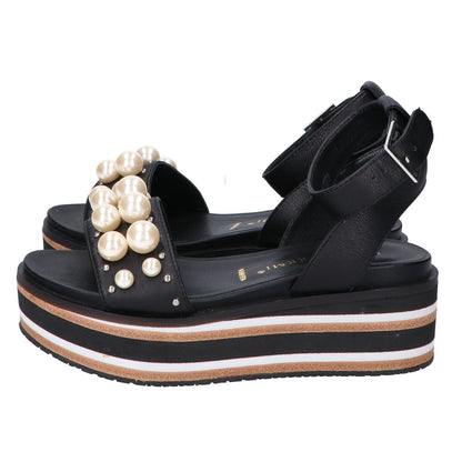 BRUNO PREMI ブルーノプレミ 【新品同様】R4500VIPE パール装飾 プラットフォーム サンダル 36