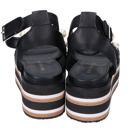 BRUNO PREMI ブルーノプレミ 【新品同様】R4500VIPE パール装飾 プラットフォーム サンダル 36