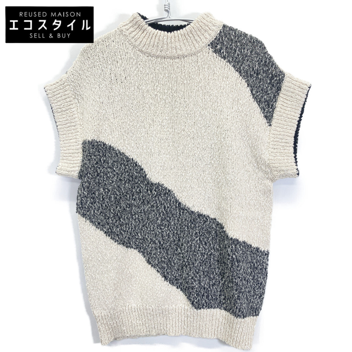 ADORE アドーア 531-2170212 ﾎﾜｲﾄ ﾀﾘｰ糸ｽﾗﾌﾞｲﾝﾀｰｼｬﾆｯﾄ トップス 38