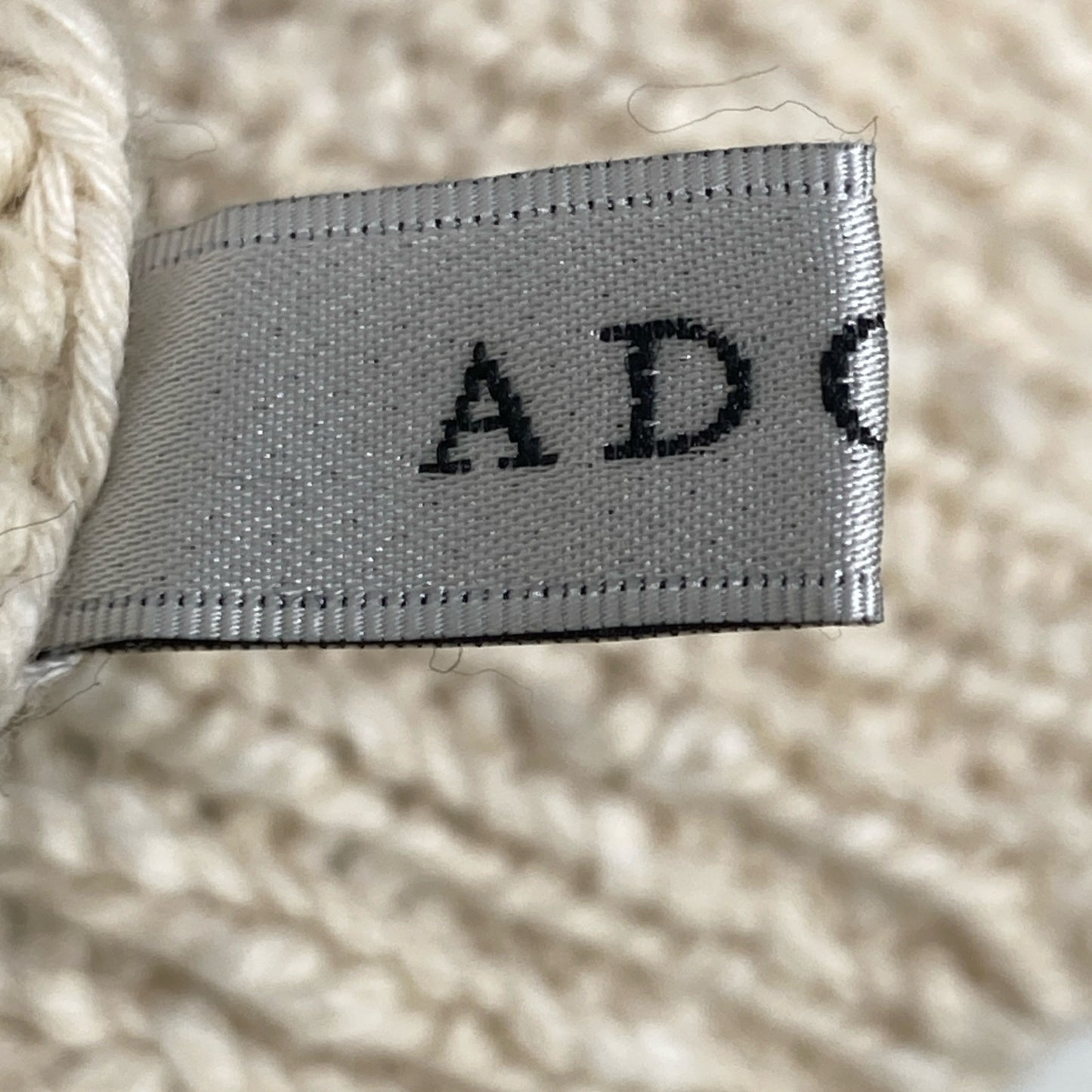 ADORE アドーア 531-2170212 ﾎﾜｲﾄ ﾀﾘｰ糸ｽﾗﾌﾞｲﾝﾀｰｼｬﾆｯﾄ トップス 38