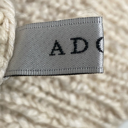 ADORE アドーア 531-2170212 ﾎﾜｲﾄ ﾀﾘｰ糸ｽﾗﾌﾞｲﾝﾀｰｼｬﾆｯﾄ トップス 38