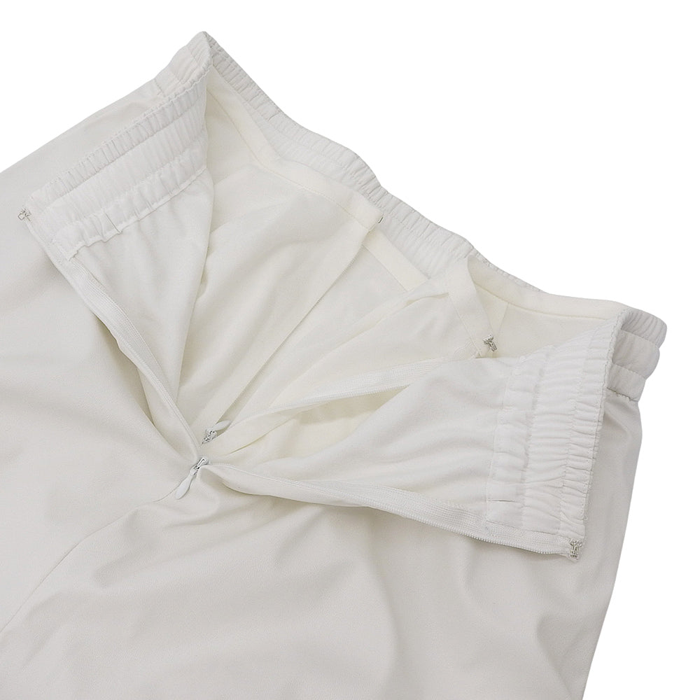 ADORE アドーア 新品同様 フェイクレザー メッシュスカート レディース ホワイト 38 531-2120239 スカート 38