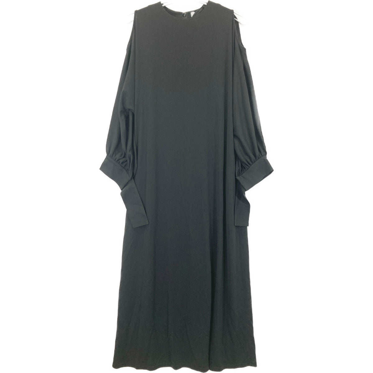 ADORE アドーア 531-1140509 ﾌﾞﾗｯｸ ﾄﾞﾗｲﾀｯﾁｽﾑｰｽﾜﾝﾋﾟｰｽ ワンピース 38