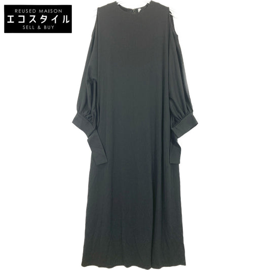 ADORE アドーア 531-1140509 ﾌﾞﾗｯｸ ﾄﾞﾗｲﾀｯﾁｽﾑｰｽﾜﾝﾋﾟｰｽ ワンピース 38