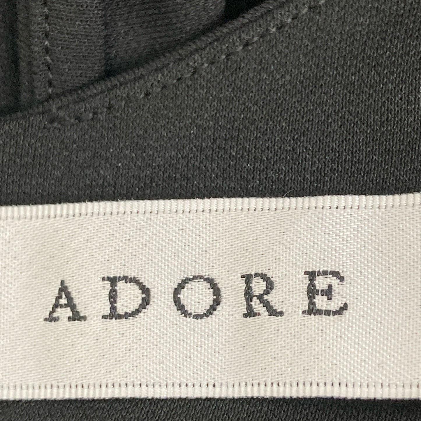 ADORE アドーア 531-1140509 ﾌﾞﾗｯｸ ﾄﾞﾗｲﾀｯﾁｽﾑｰｽﾜﾝﾋﾟｰｽ ワンピース 38