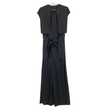 ADORE アドーア 531-1140410 ﾌﾞﾗｯｸ ﾄﾞﾗｲﾀｯﾁｽﾑｰｽｵｰﾙｲﾝﾜﾝﾋﾟｰｽ オーバーオール オールインワン 38