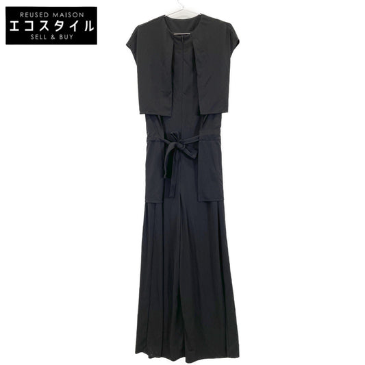 ADORE アドーア 531-1140410 ﾌﾞﾗｯｸ ﾄﾞﾗｲﾀｯﾁｽﾑｰｽｵｰﾙｲﾝﾜﾝﾋﾟｰｽ オーバーオール オールインワン 38