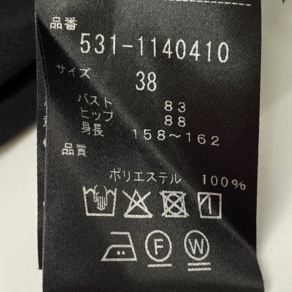 ADORE アドーア 531-1140410 ﾌﾞﾗｯｸ ﾄﾞﾗｲﾀｯﾁｽﾑｰｽｵｰﾙｲﾝﾜﾝﾋﾟｰｽ オーバーオール オールインワン 38