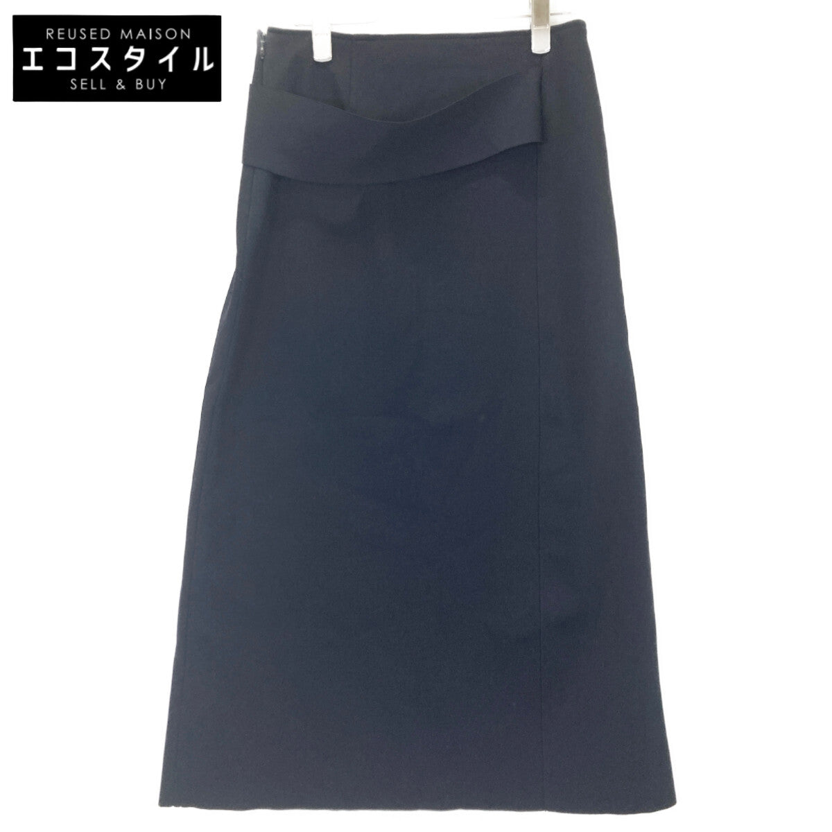 ADORE アドーア 531-1172217 ﾌﾞﾗｯｸ ﾄﾞﾗｲｽﾄﾚｯﾁﾆｯﾄｽｶｰﾄ スカート 38