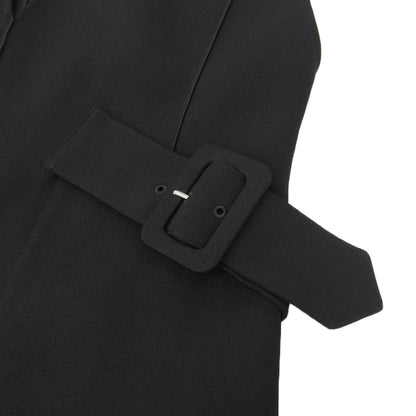 ADORE アドーア 美品 サイドベルトジャンスカート ワンピース レディース ブラック 38 531-9240811 ワンピース 38