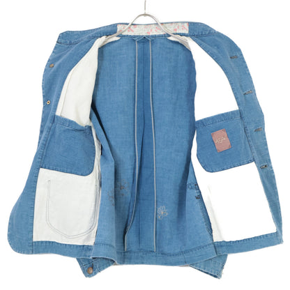 45R フォーティファイブ アール 8031024 ｲﾝﾃﾞｨｺﾞ ｺﾞﾏﾃﾞﾆﾑの908ｵｰﾙ(再び･秋空加工) ジャケット 2