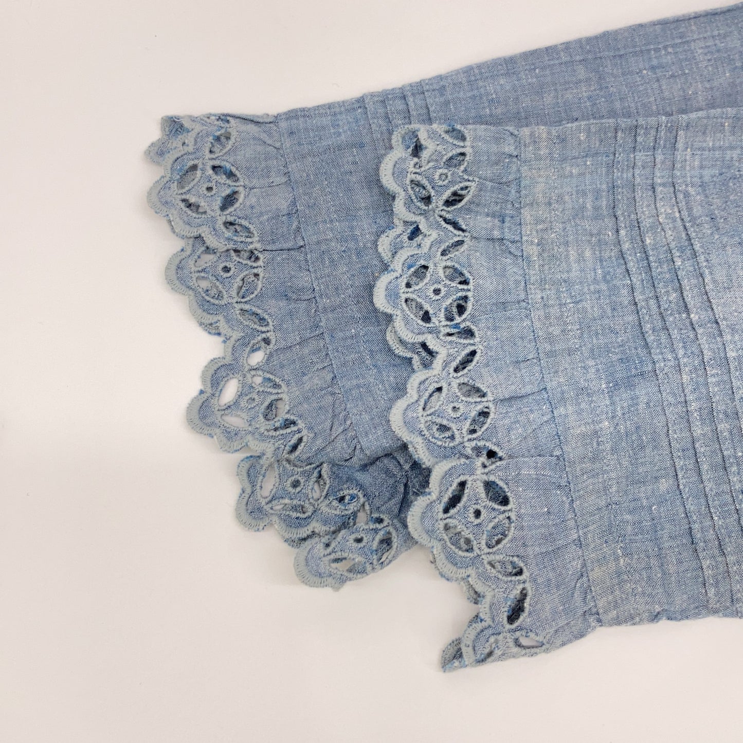 45R フォーティファイブ アール 51130054 ﾗｲﾄﾌﾞﾙｰ 藍ｲﾝﾄﾞｶﾃﾞｨdeTｼｬﾂ トップス 3