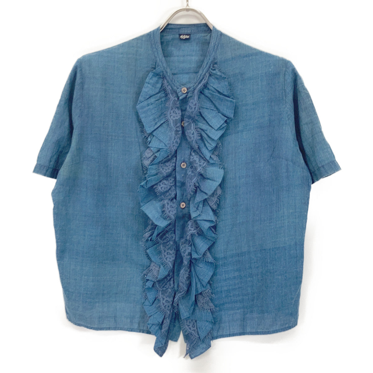 45R フォーティファイブ アール 5063045 ｲﾝﾃﾞｨｺﾞ ｲﾝﾄﾞｶﾃﾞｨのﾌﾞﾗｳｽ(藍染め) トップス 2