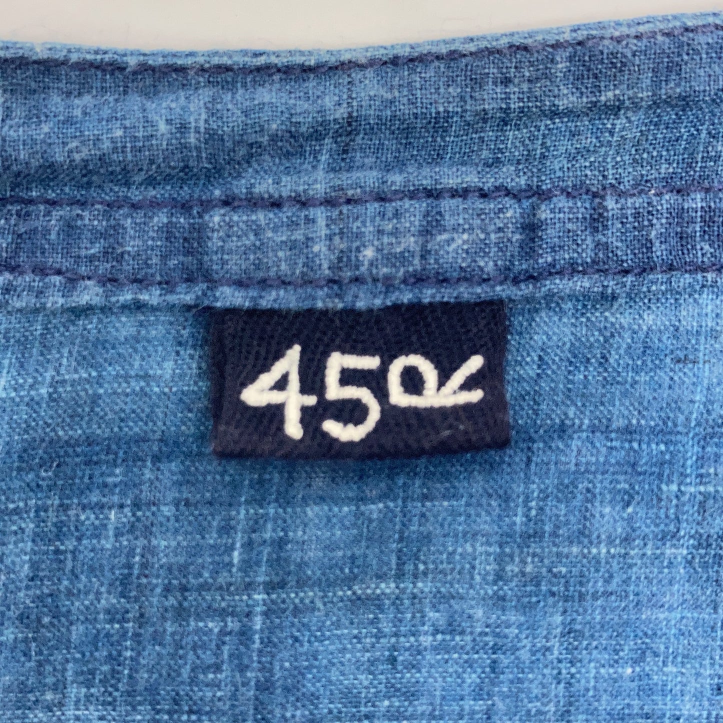 45R フォーティファイブ アール 5063045 ｲﾝﾃﾞｨｺﾞ ｲﾝﾄﾞｶﾃﾞｨのﾌﾞﾗｳｽ(藍染め) トップス 2