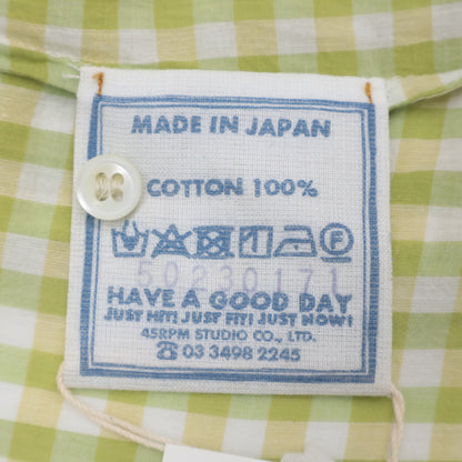 45R フォーティファイブ アール 50230171 23SS ﾗｲﾄｸﾞﾘｰﾝ ｲﾝﾄﾞｶﾃﾞｨｷﾞﾝｶﾞﾑの四角ﾌﾞﾗｳｽ トップス 3