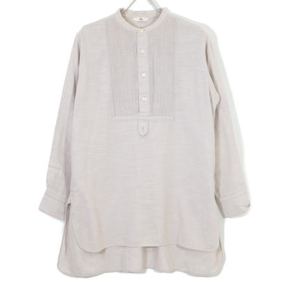 45R フォーティファイブ アール 5093050 ﾍﾞｰｼﾞｭ ｺｯﾄﾝ ﾋﾟﾝﾀｯｸﾌﾟﾙｵｰﾊﾞｰｵｰﾊﾞｰｼｬﾂ トップス 0