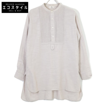 45R フォーティファイブ アール 5093050 ﾍﾞｰｼﾞｭ ｺｯﾄﾝ ﾋﾟﾝﾀｯｸﾌﾟﾙｵｰﾊﾞｰｵｰﾊﾞｰｼｬﾂ トップス 0