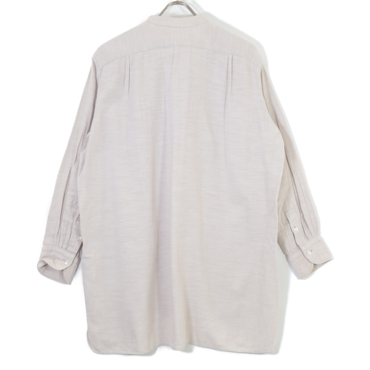 45R フォーティファイブ アール 5093050 ﾍﾞｰｼﾞｭ ｺｯﾄﾝ ﾋﾟﾝﾀｯｸﾌﾟﾙｵｰﾊﾞｰｵｰﾊﾞｰｼｬﾂ トップス 0