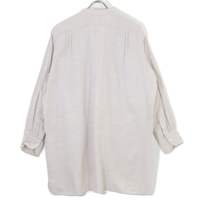 45R フォーティファイブ アール 5093050 ﾍﾞｰｼﾞｭ ｺｯﾄﾝ ﾋﾟﾝﾀｯｸﾌﾟﾙｵｰﾊﾞｰｵｰﾊﾞｰｼｬﾂ トップス 0