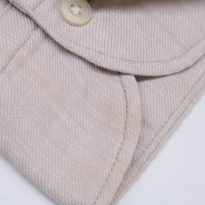 45R フォーティファイブ アール 5093050 ﾍﾞｰｼﾞｭ ｺｯﾄﾝ ﾋﾟﾝﾀｯｸﾌﾟﾙｵｰﾊﾞｰｵｰﾊﾞｰｼｬﾂ トップス 0