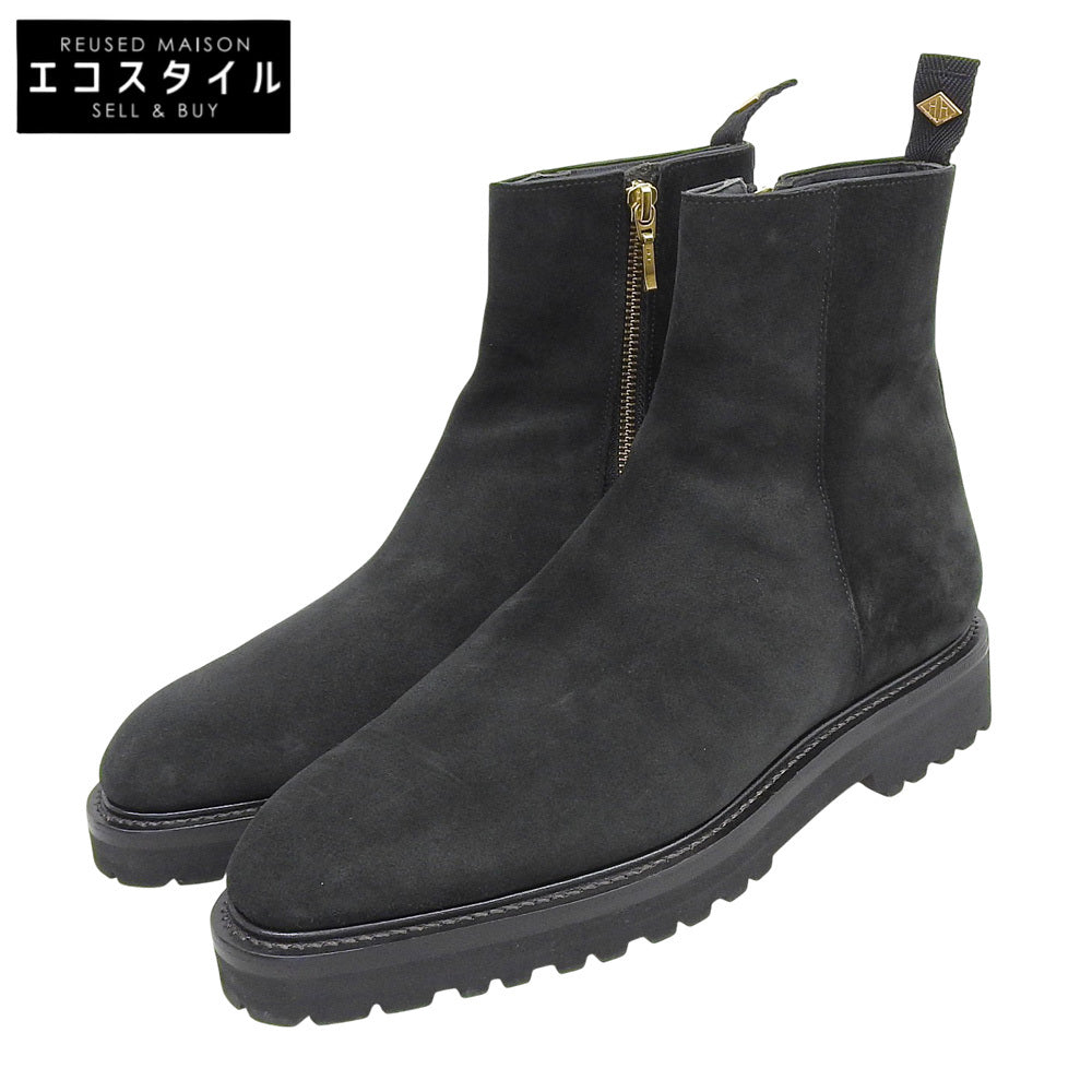 WH ダブルエイチ 美品 サイドジップ ブーツ シューズ メンズ ブラック 7 シューズ 7