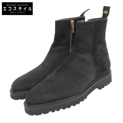 WH ダブルエイチ 美品 サイドジップ ブーツ シューズ メンズ ブラック 7 シューズ 7