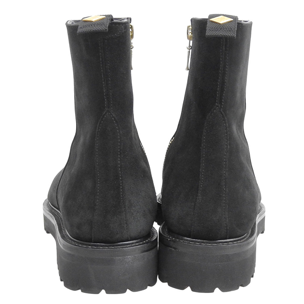 WH ダブルエイチ 美品 サイドジップ ブーツ シューズ メンズ ブラック 7 シューズ 7