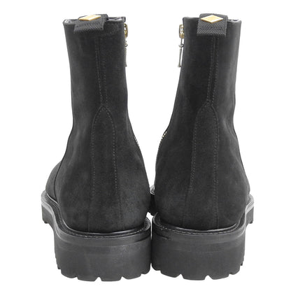 WH ダブルエイチ 美品 サイドジップ ブーツ シューズ メンズ ブラック 7 シューズ 7