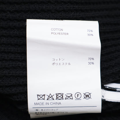 WTAPS ダブルタップス 25年製 ﾌﾞﾗｯｸ ﾜｯﾌﾙﾆｯﾄ ｼｮｰﾄｽﾘｰﾌﾞ ﾎﾟﾛｼｬﾂ トップス X03