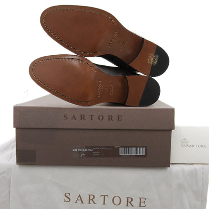 SARTORE サルトル 未使用 レザー ジョッキー ロングブーツ レディース ダークグレー 37 SR4457 シューズ 37