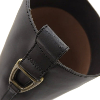 SARTORE サルトル 未使用 レザー ジョッキー ロングブーツ レディース ダークグレー 37 SR4457 シューズ 37